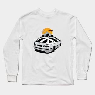 White E39 Touring Sunset Long Sleeve T-Shirt